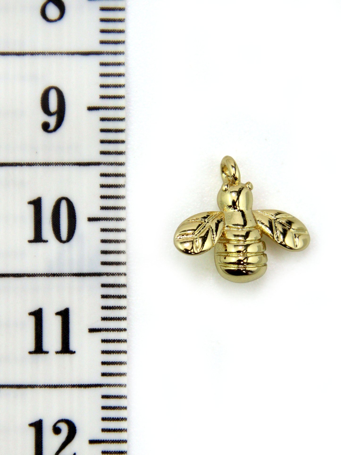 Charm abeille laiton 13 mm