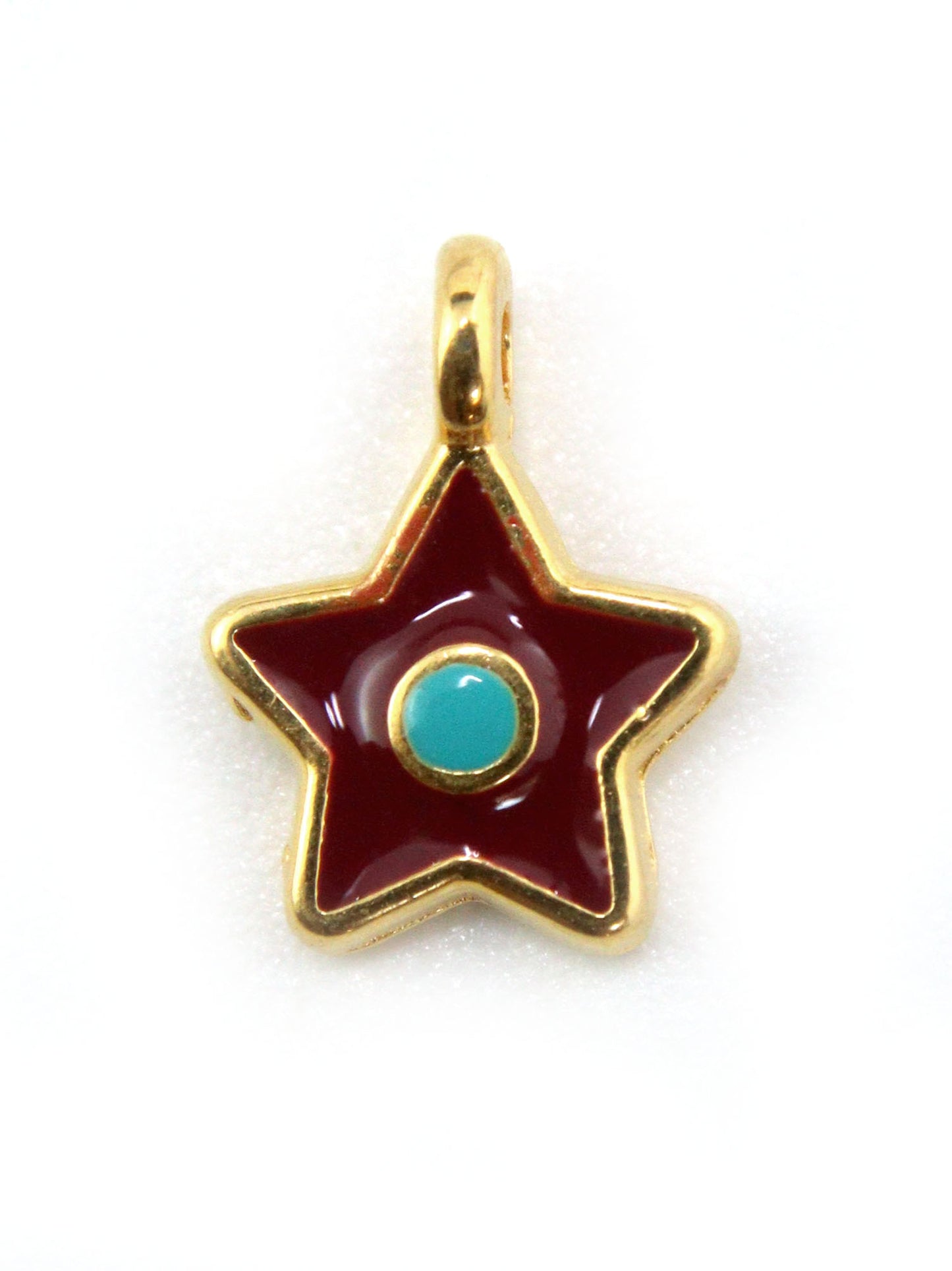 Charm étoile zamak 8 mm