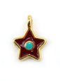Charm étoile zamak 8 mm