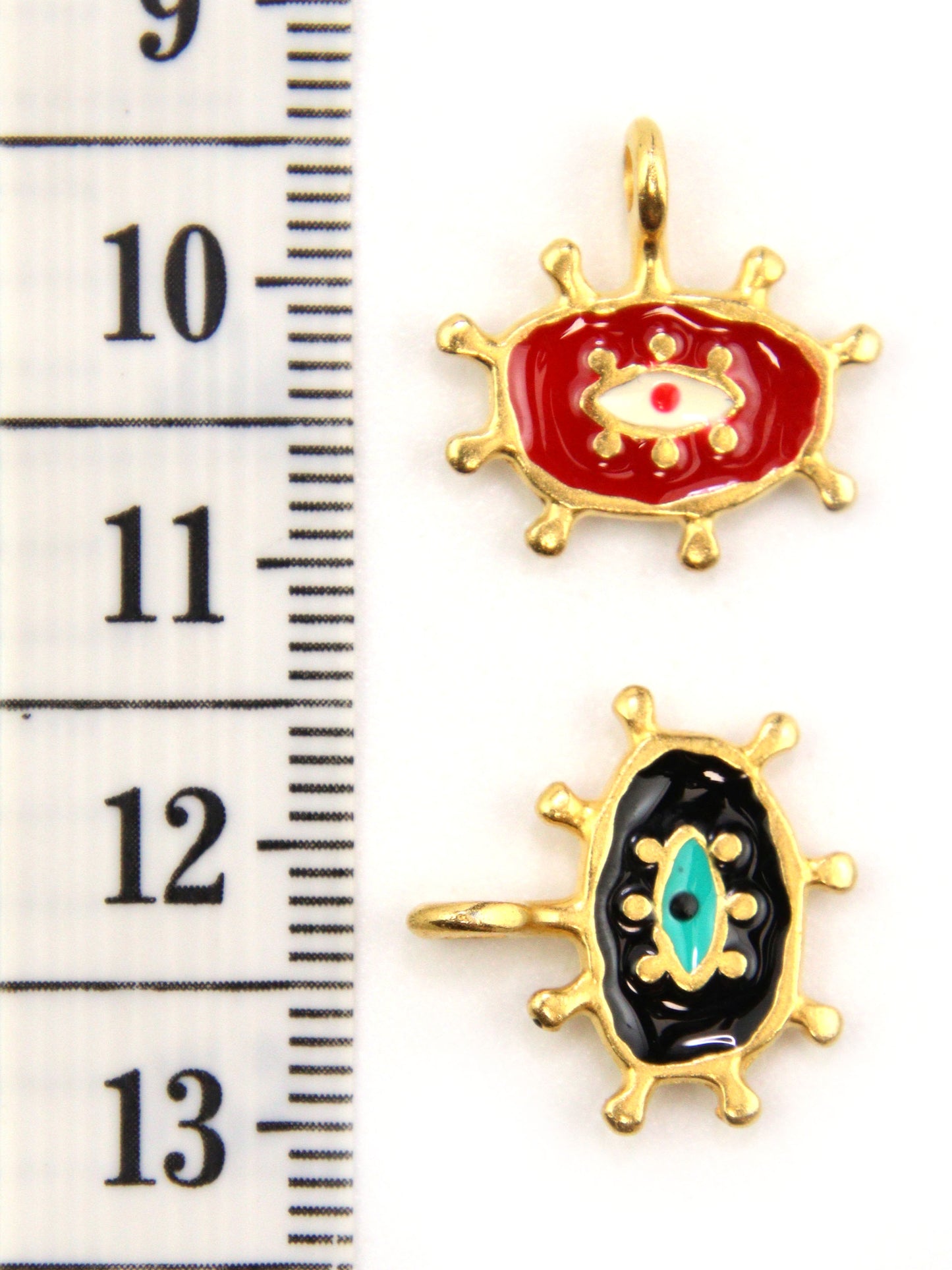 Charm grand oeil zamak 16 mm