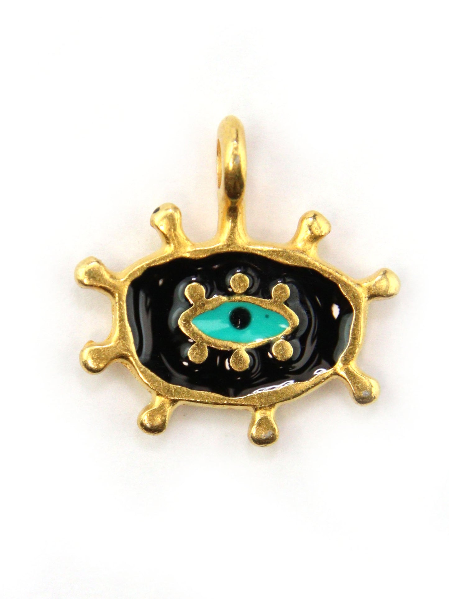 Charm grand oeil zamak 16 mm