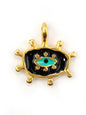 Charm grand oeil zamak 16 mm