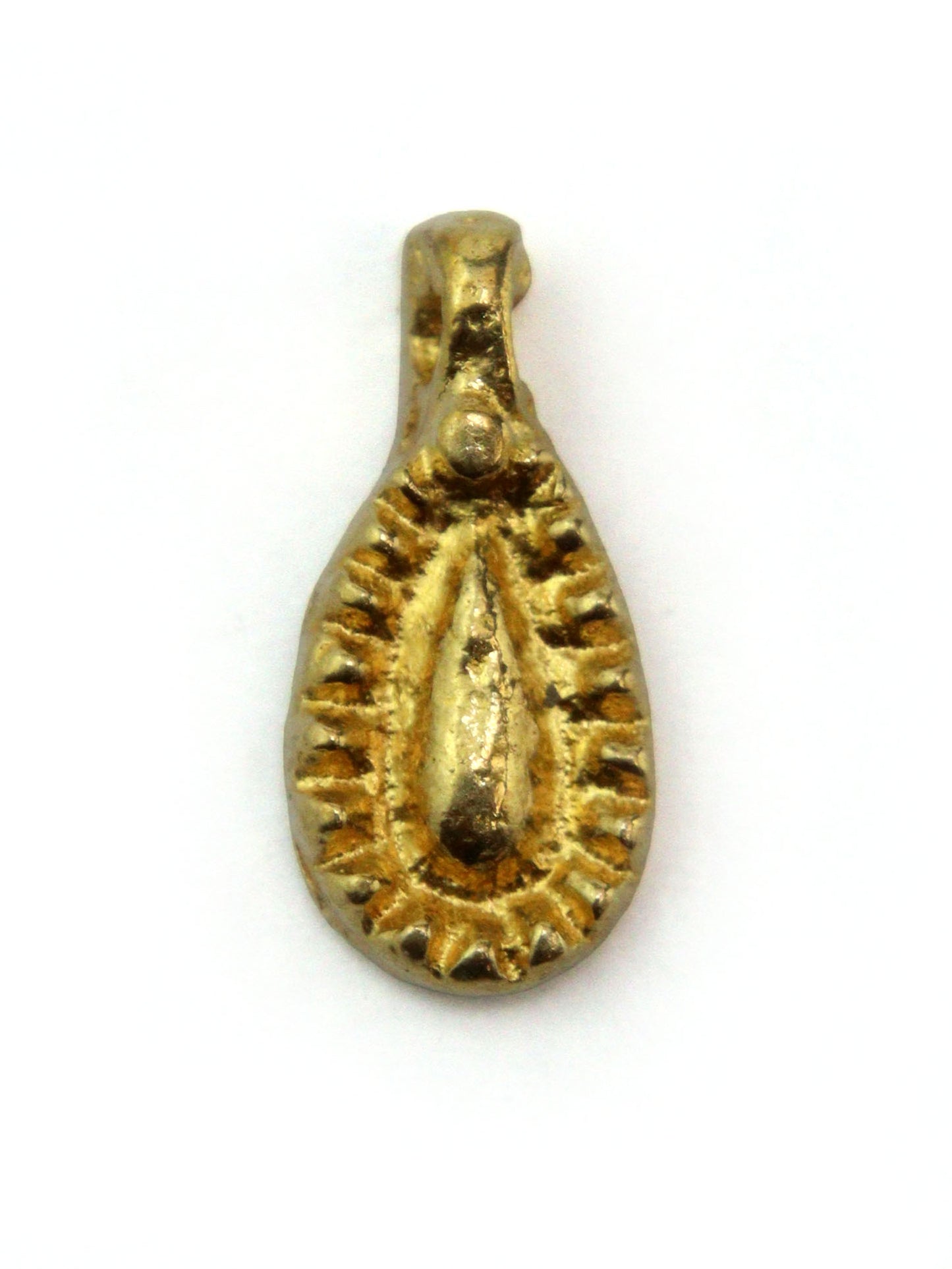 Charm petite goutte indien laiton 17 mm