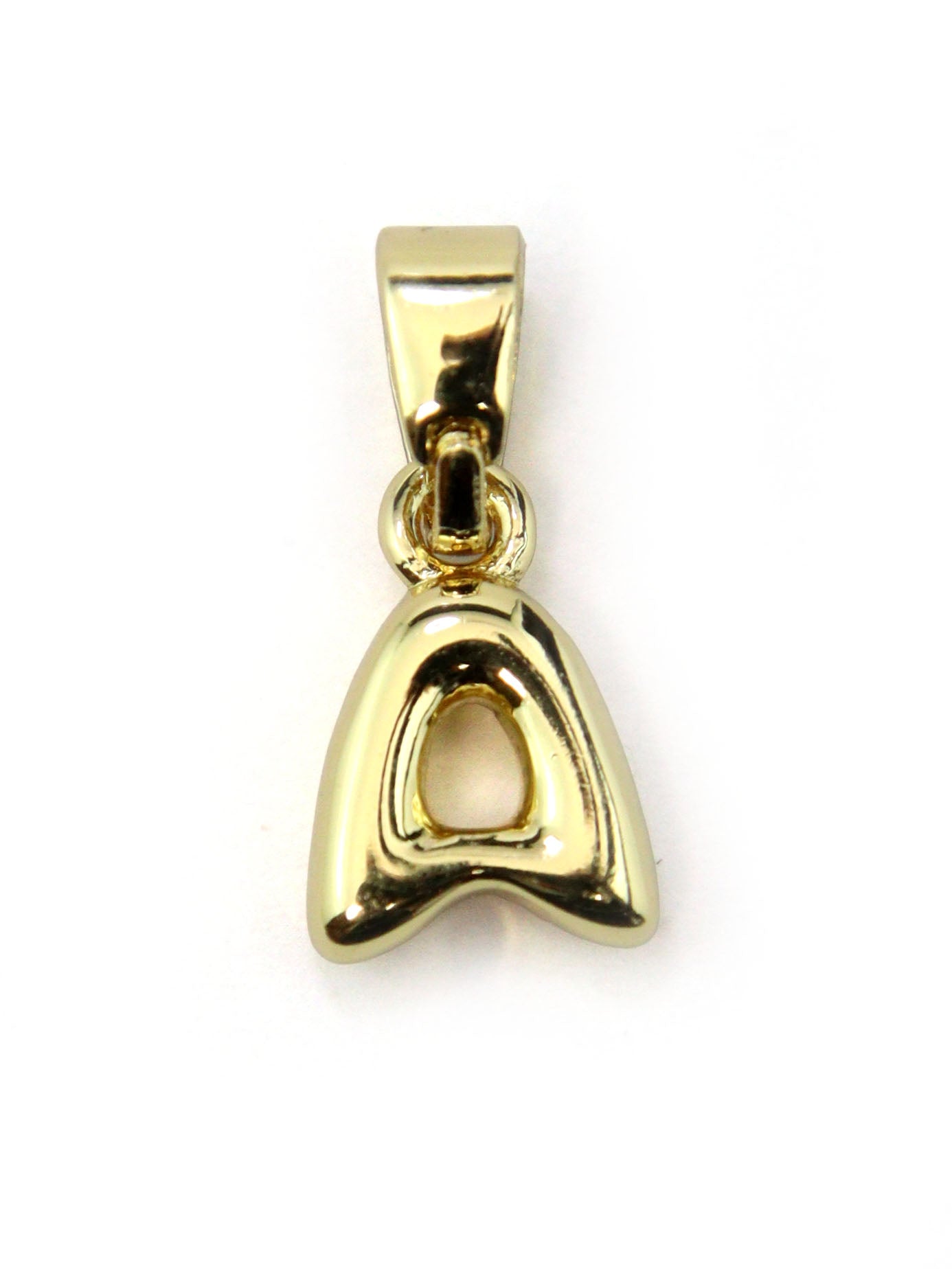 Charm lettres A-Z laiton 10 mm