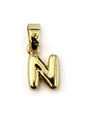 Charm lettres A-Z laiton 10 mm