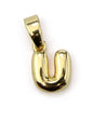 Charm lettres A-Z laiton 10 mm