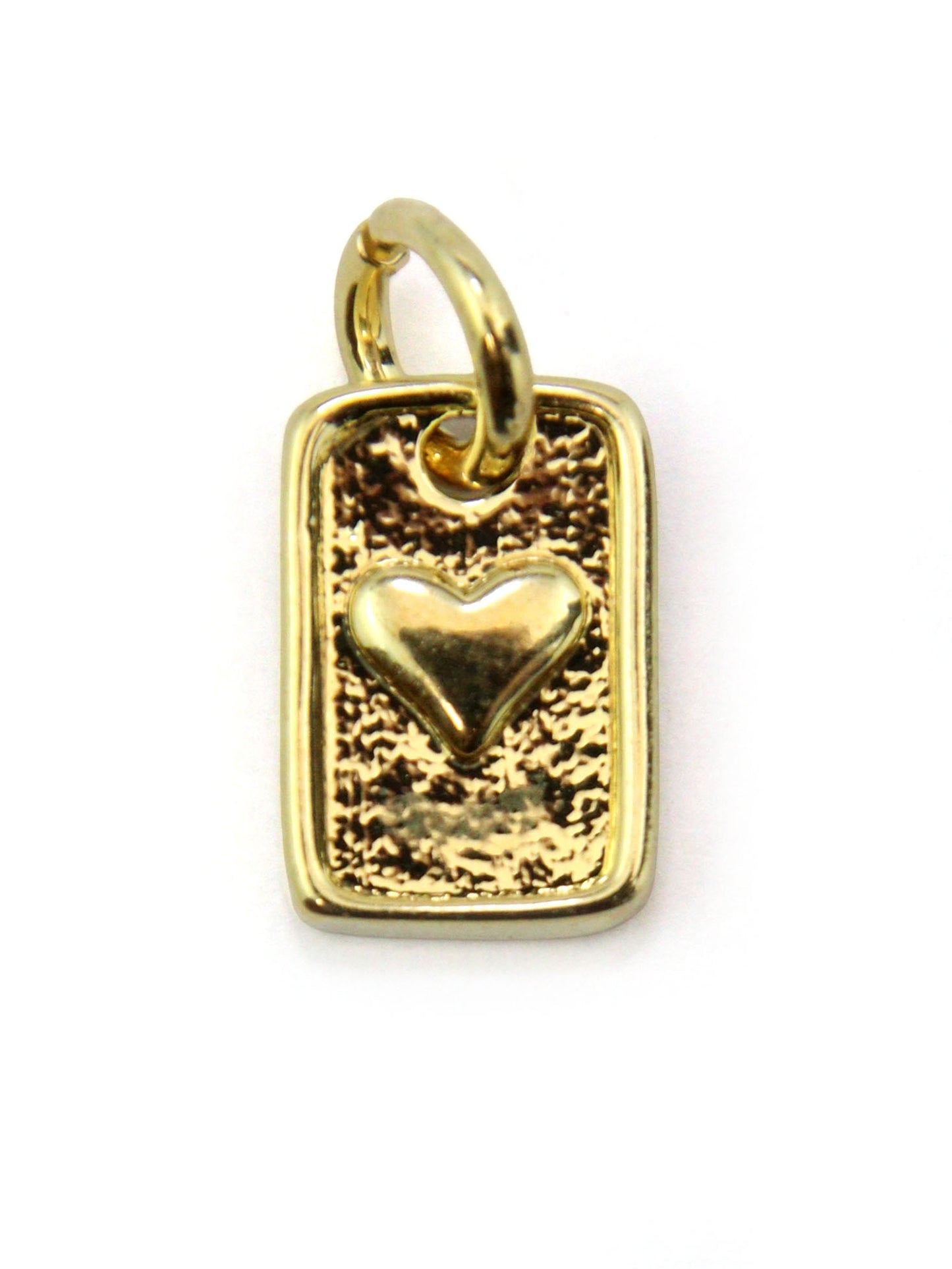 Charm lettre d'amour laiton 10 mm