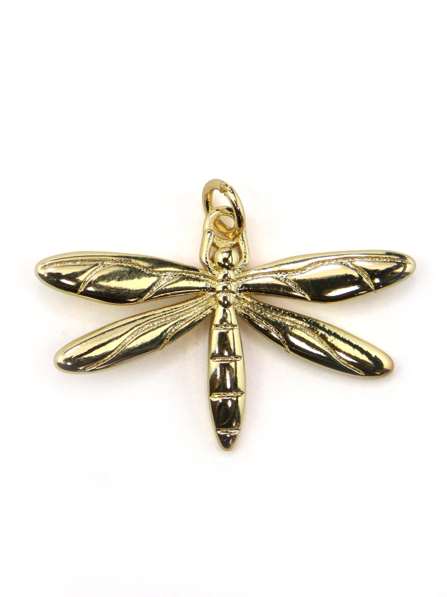 Charm libellule laiton 30 mm