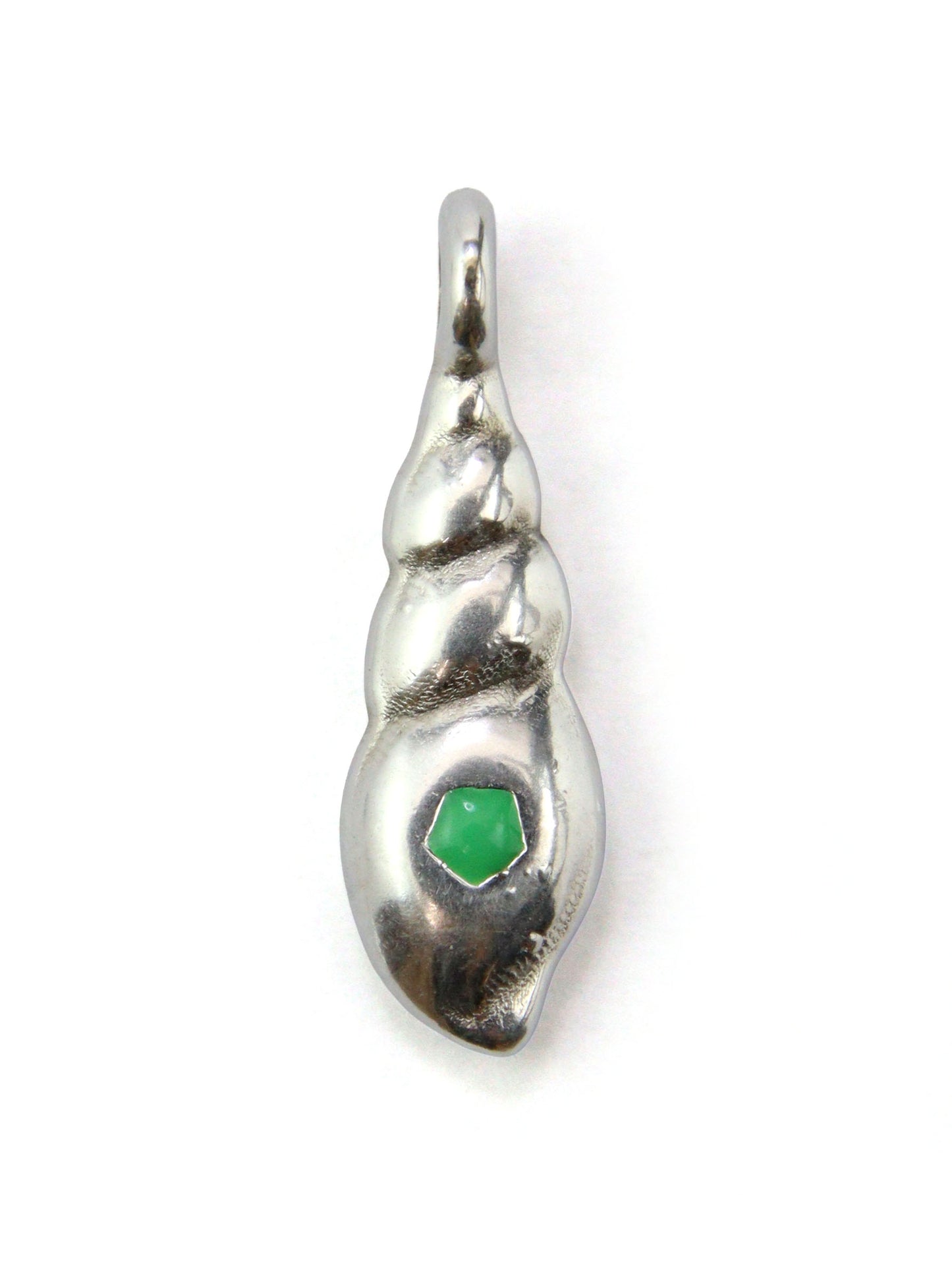 Charm long coquillage zamak 15 mm