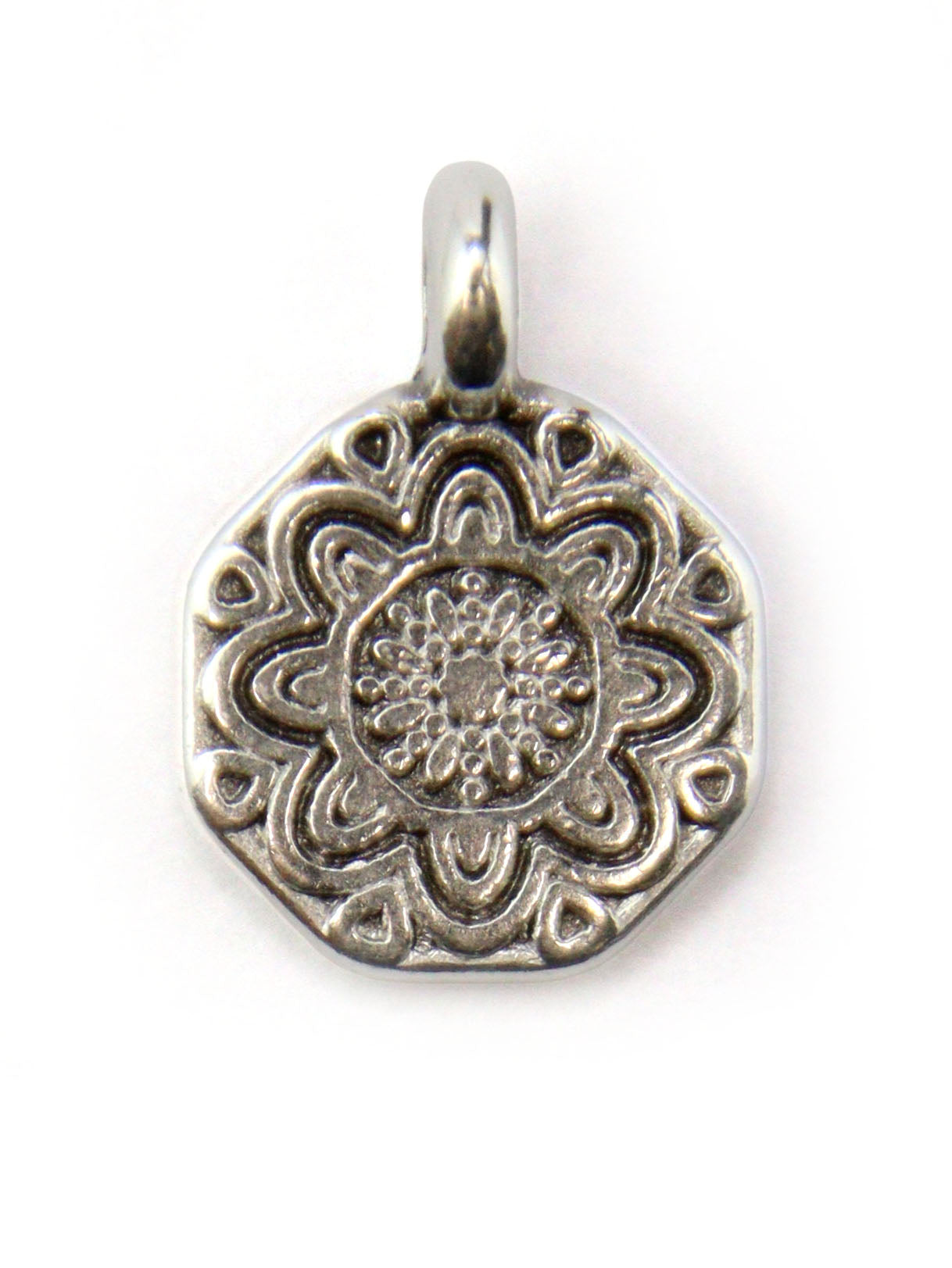 Charm mandala zamak 9 mm