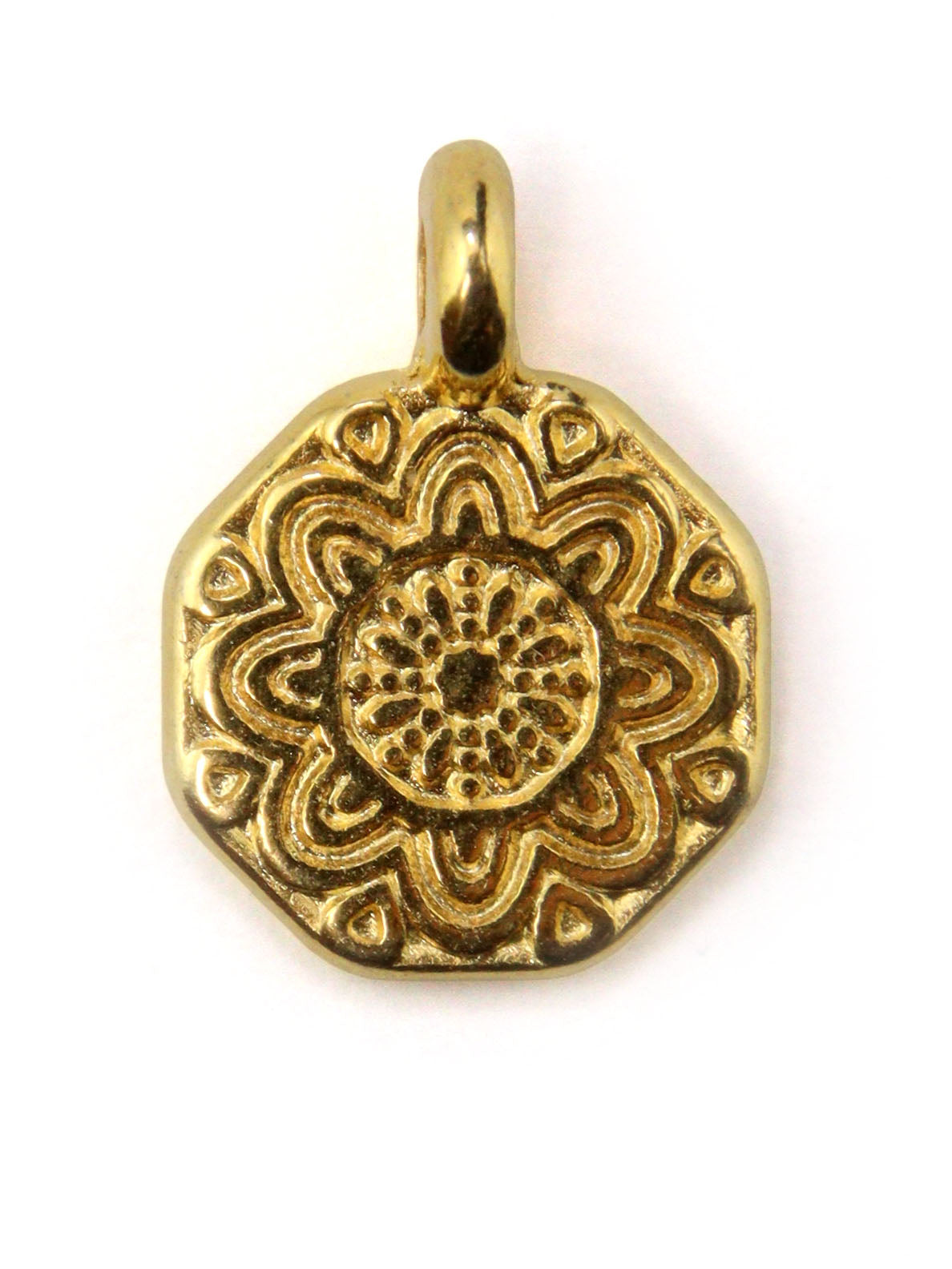 Charm mandala zamak 9 mm