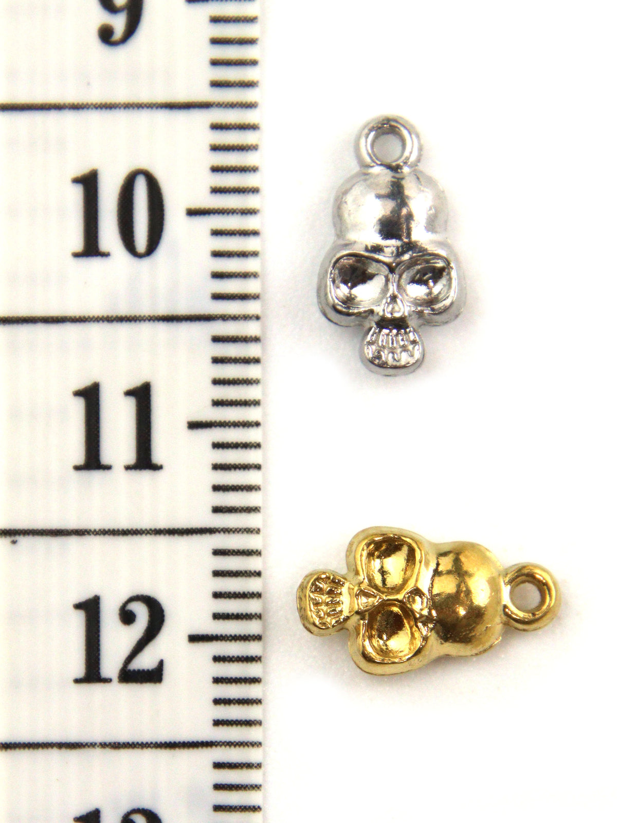 Charm tête de mort Halloween 12mm