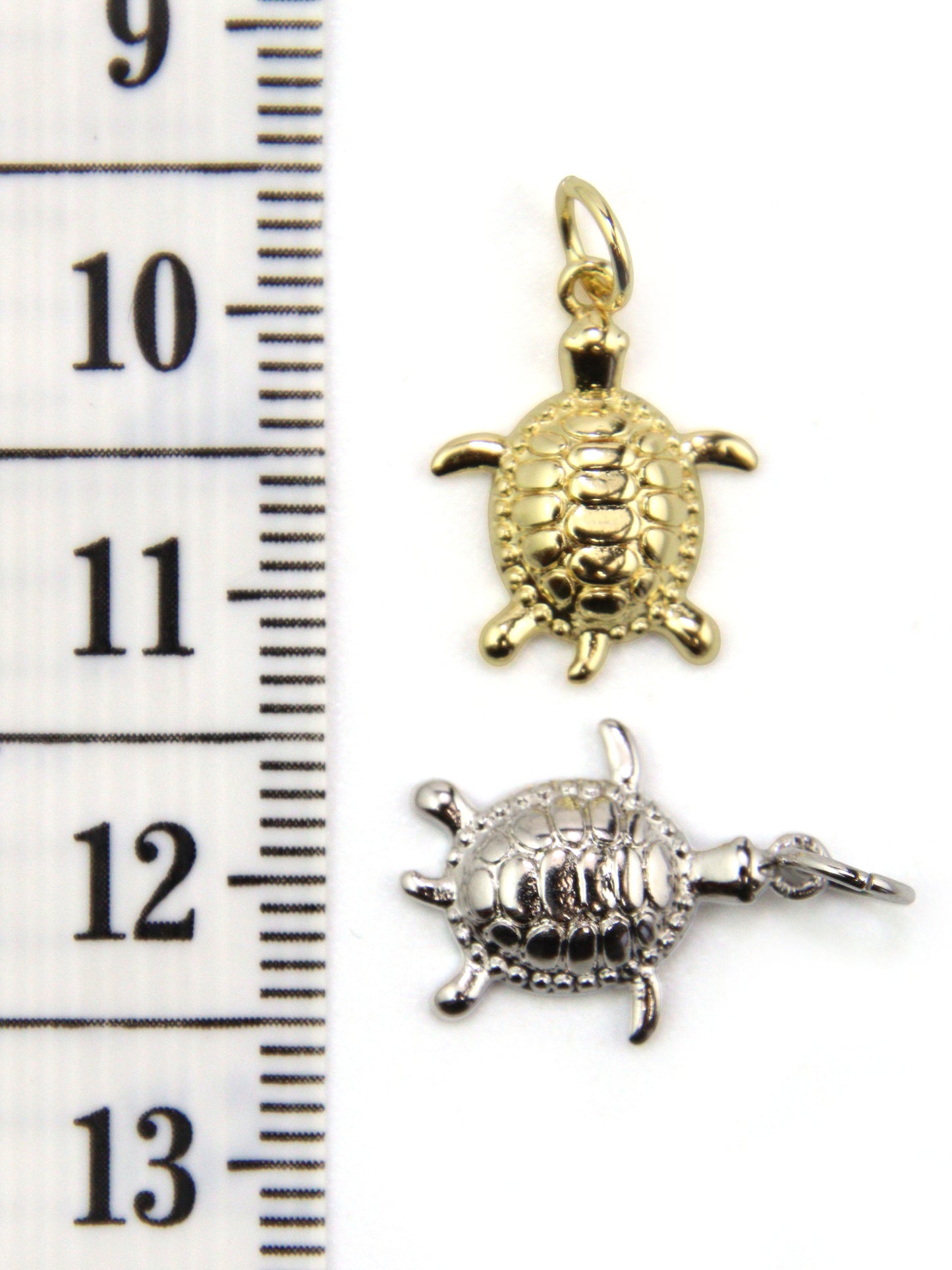 Charm tortue laiton 15 mm