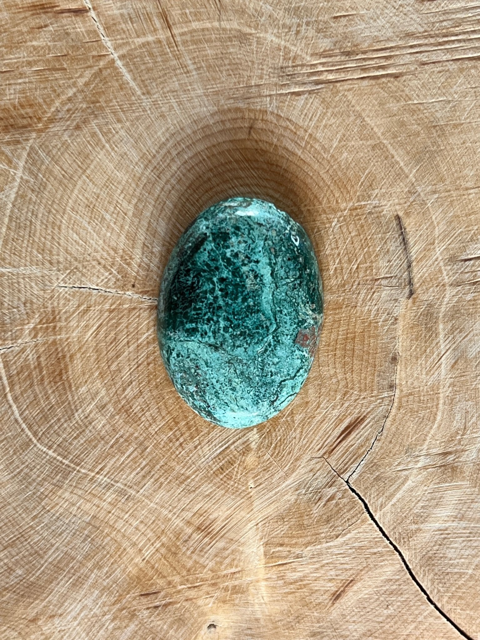 Chrysocolle n°1 (2,8cm x 2cm) - Solyluna Macramé