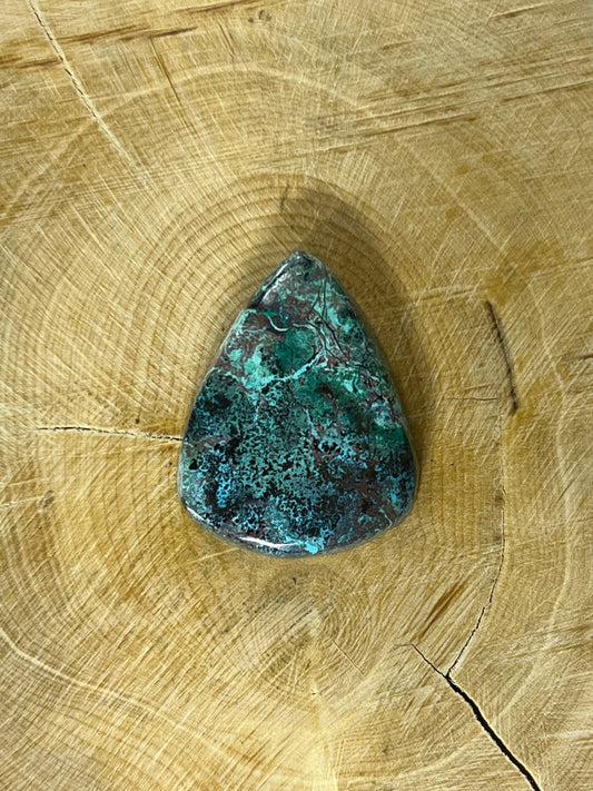 Chrysocolle n°4 (2,8cm x 2,2cm) - Solyluna Macramé
