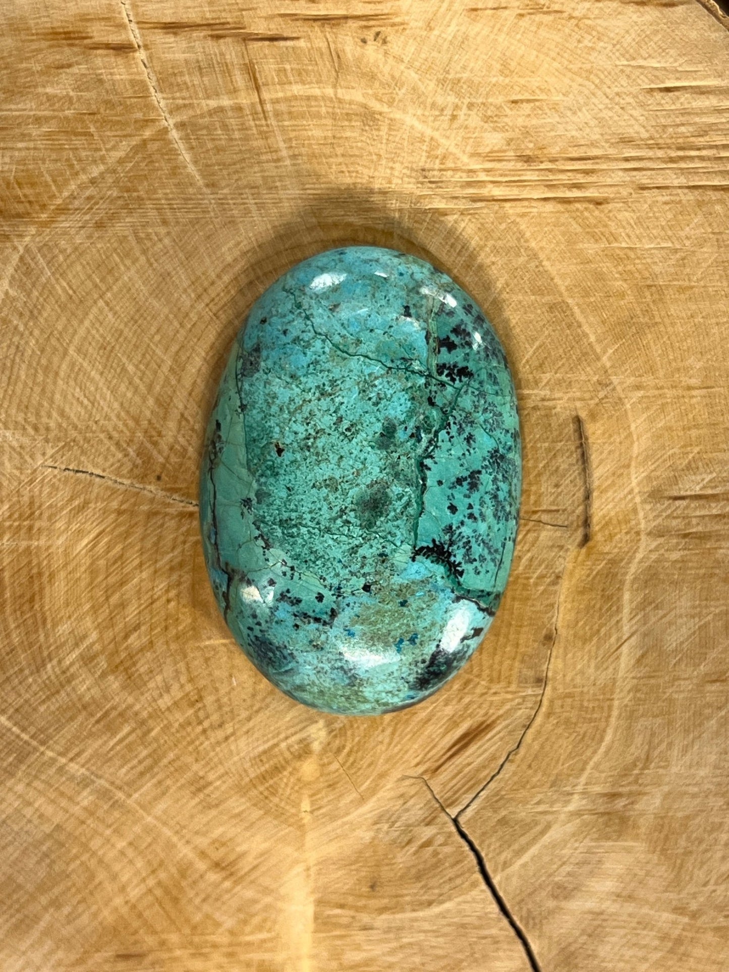 Chrysocolle n°5 (3,7cm x 2,5cm) - Solyluna Macramé