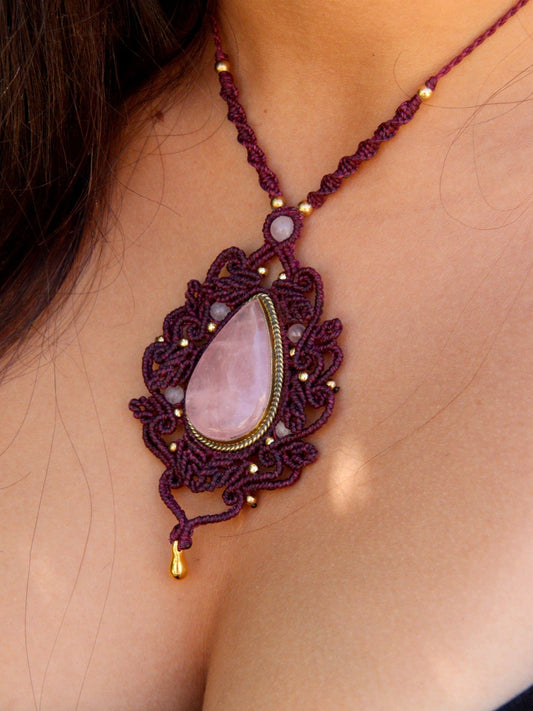 Collier Lilou - Solyluna Macramé