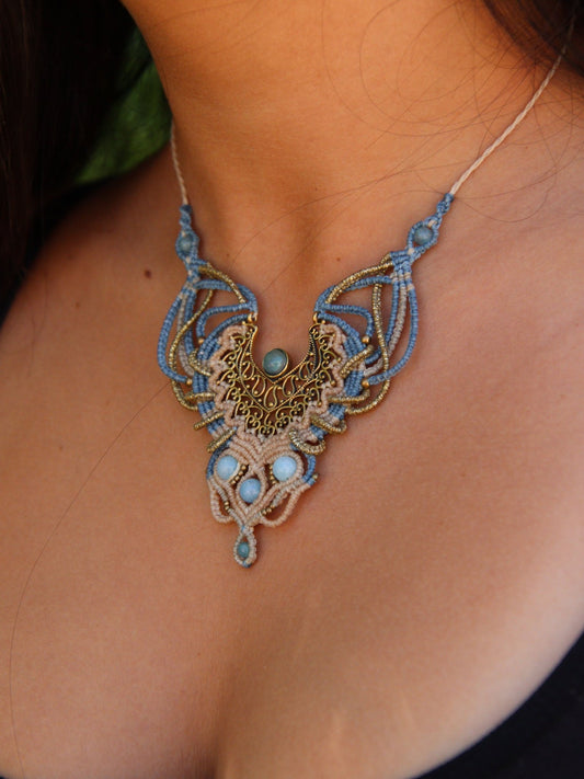 Collier Oelita - Solyluna Macramé