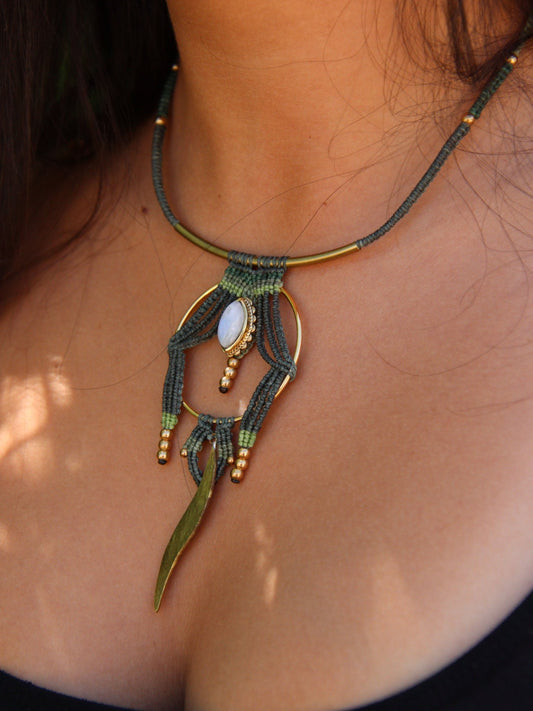 Collier Onyesha - Solyluna Macramé