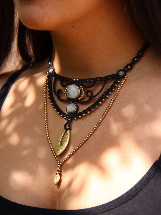 Collier Rima - Solyluna Macramé