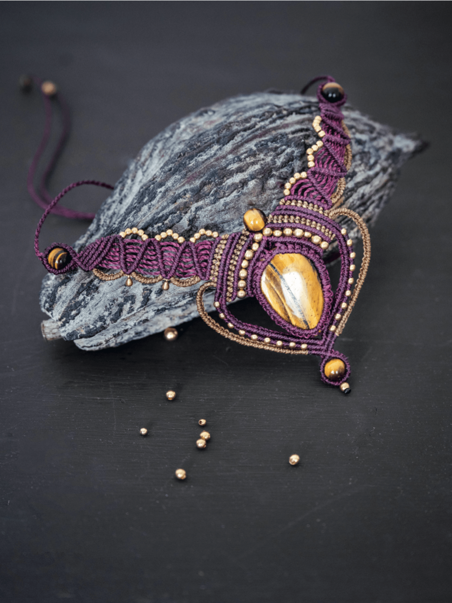 Collier Soraya - Le Livre Solyluna - Solyluna Macramé