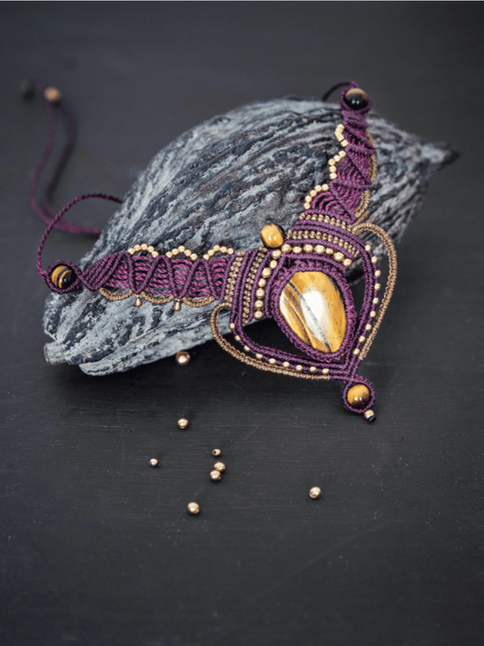 Collier Soraya - Le Livre Solyluna - Solyluna Macramé