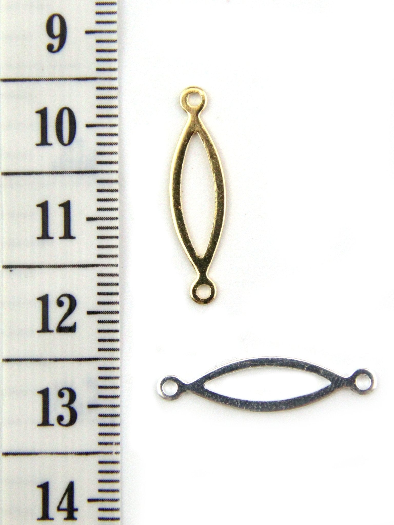 Connecteur navette ajouré 22 mm - Solyluna Macramé