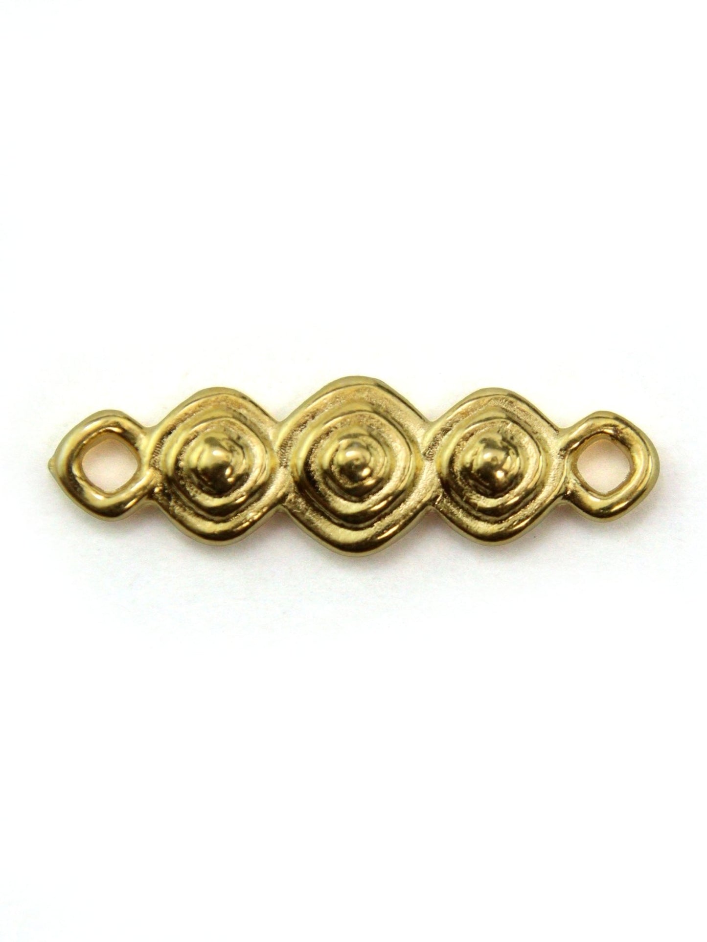 Connecteur trinité spirales 18 mm - Solyluna Macramé