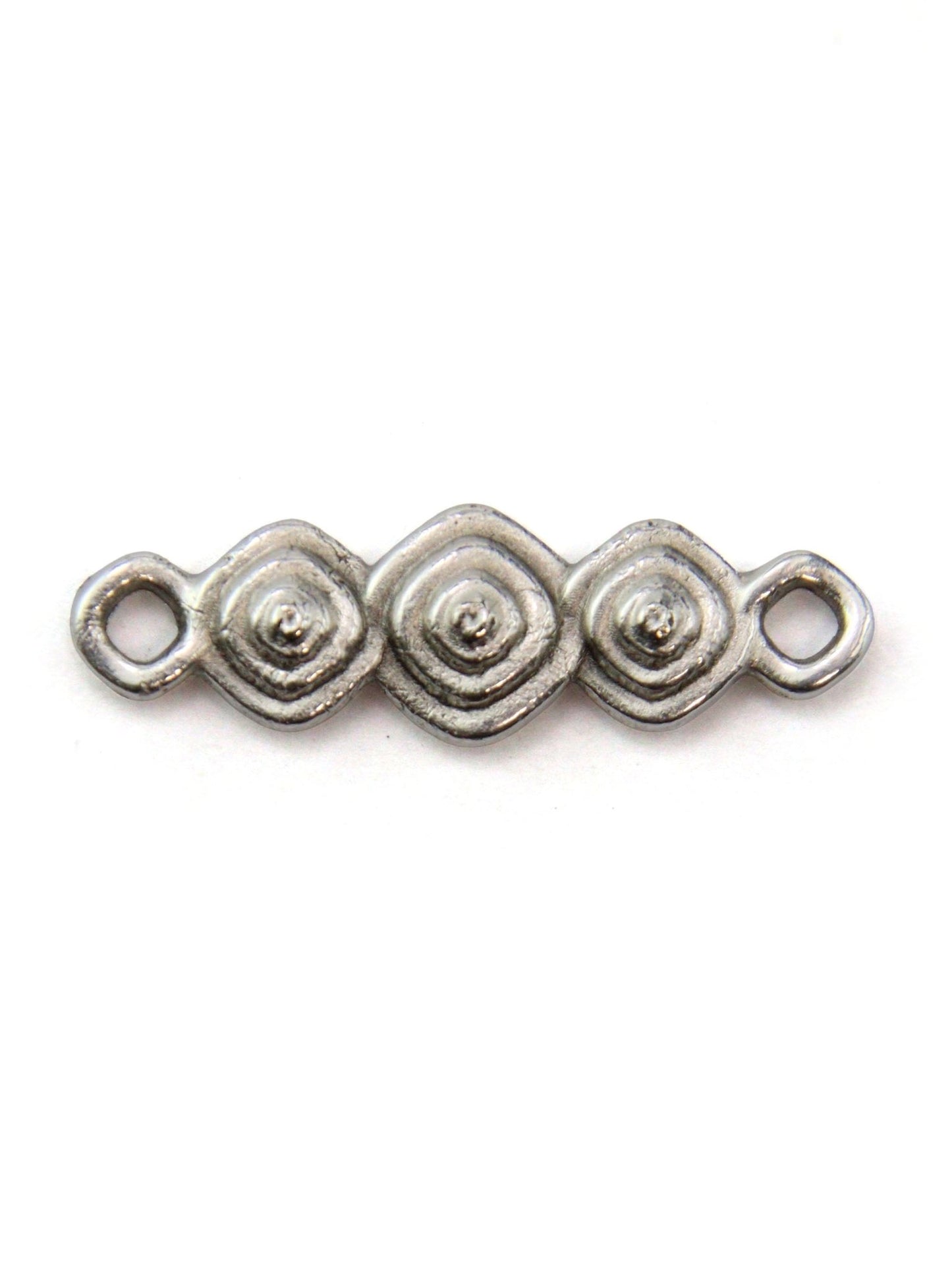 Connecteur trinité spirales 18 mm - Solyluna Macramé