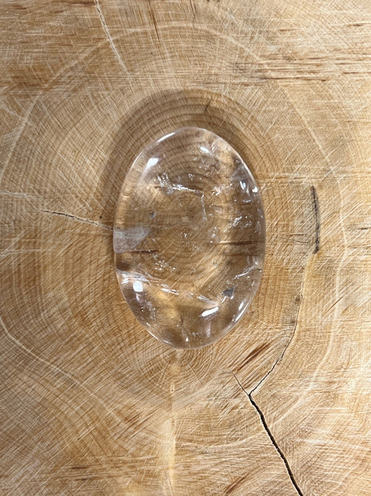 Cristal de Roche n°3 (3,4cm x 2,3cm) - Solyluna Macramé