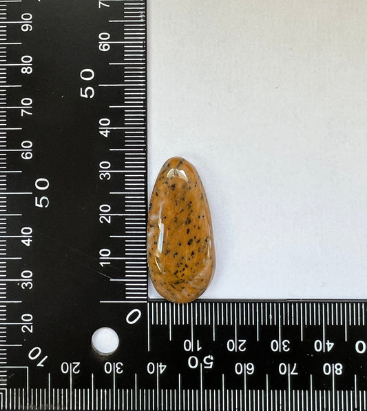 Dendrite Miel n°1 (3,3cm x 1,5cm) - Solyluna Macramé