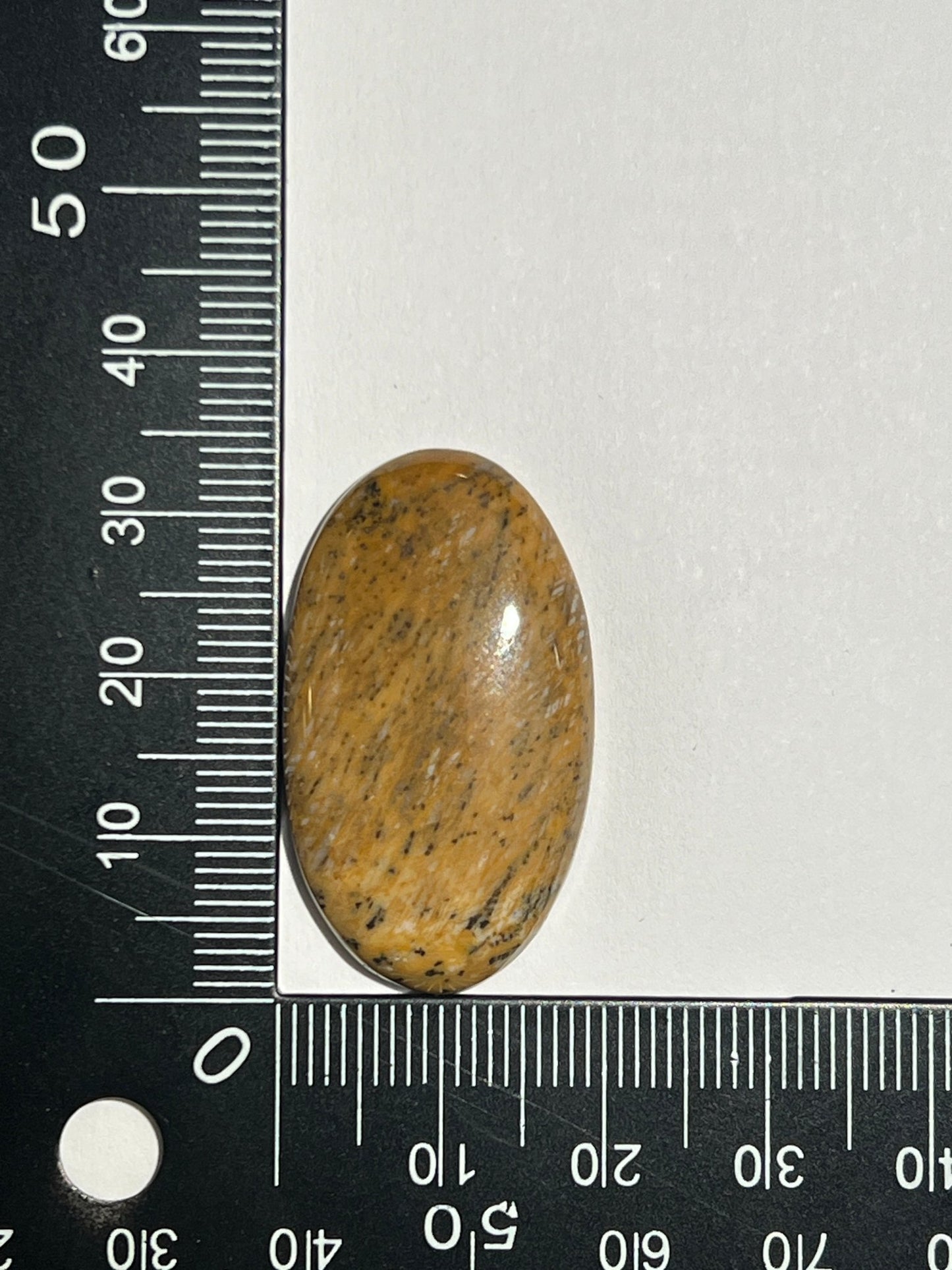 Dendrite Miel n°2 (3,4cm x 1,8cm) - Solyluna Macramé