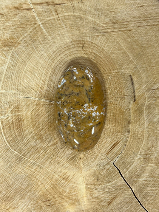 Dendrite Miel n°5 (3,3cm x 2cm) - Solyluna Macramé