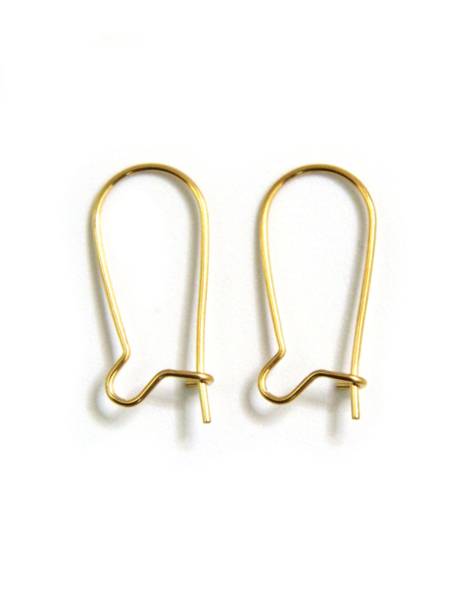 Dormeuses couleur or - Acier plaqué or 18K - Solyluna Macramé