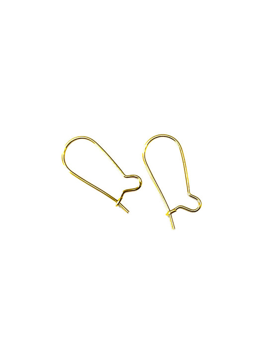 Dormeuses couleur or - Acier plaqué or 18K - Solyluna Macramé