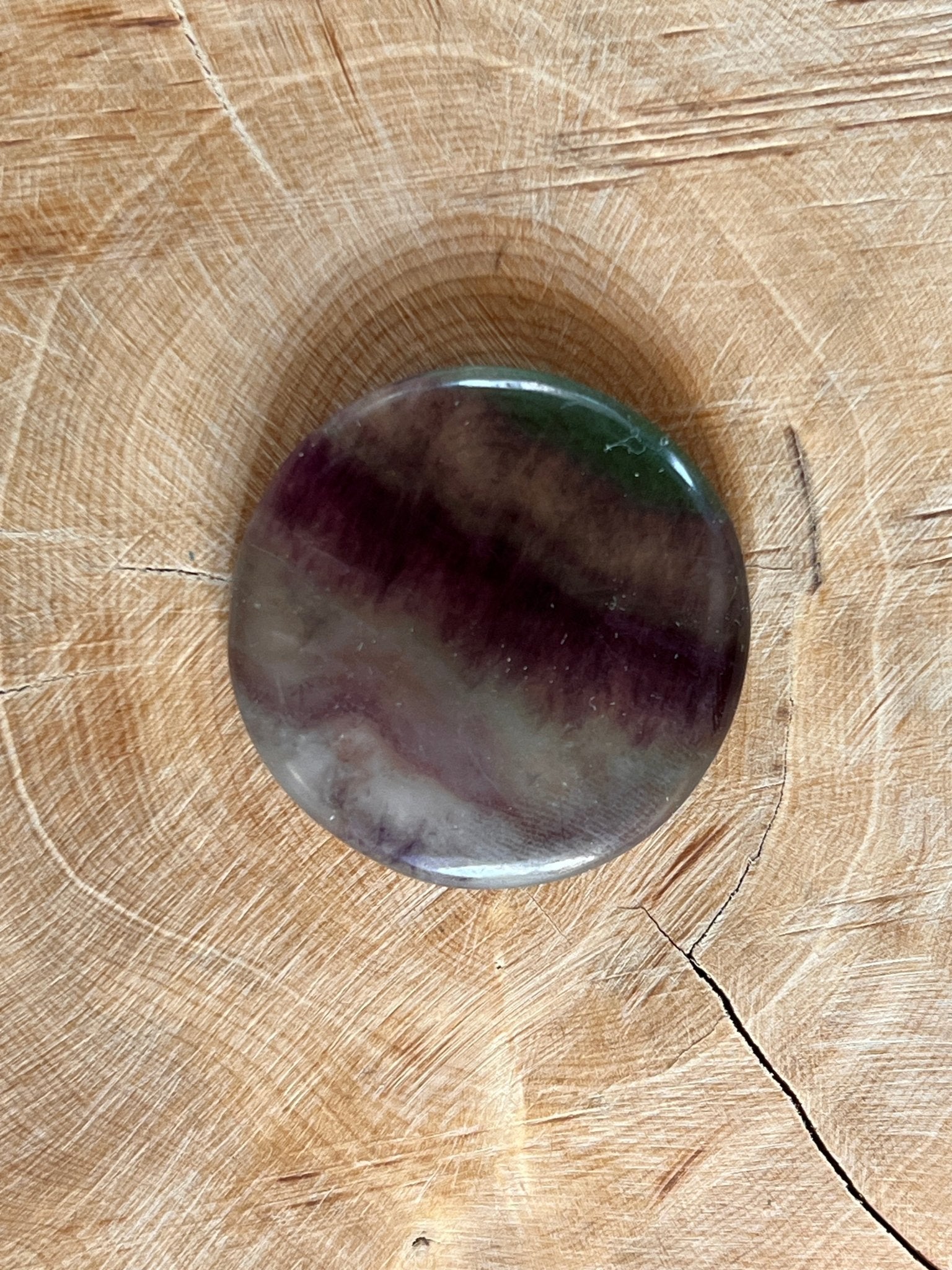 Fluorite n°1 (3,1cm ) - Solyluna Macramé