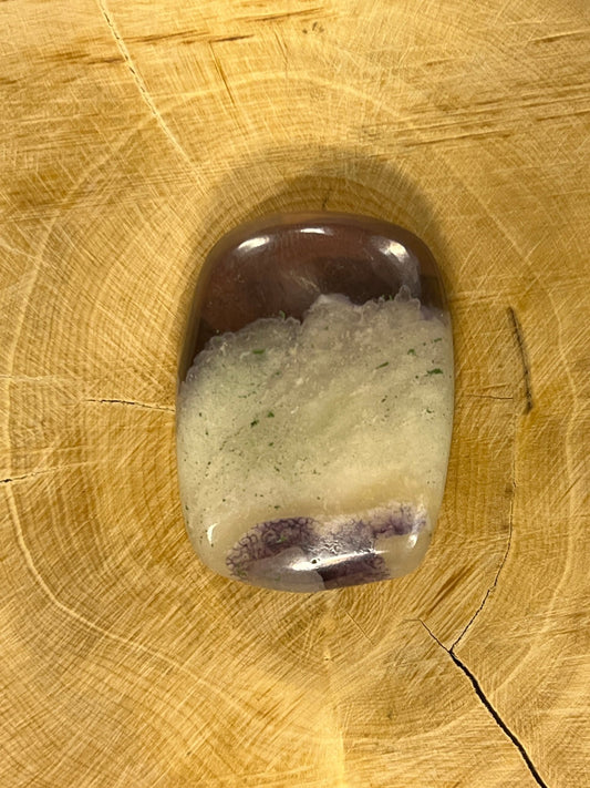 Fluorite n°2 (3,6cm x 2,6cm) - Solyluna Macramé