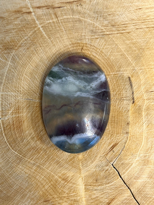 Fluorite n°4 (3,6cm x 2,6cm) - Solyluna Macramé