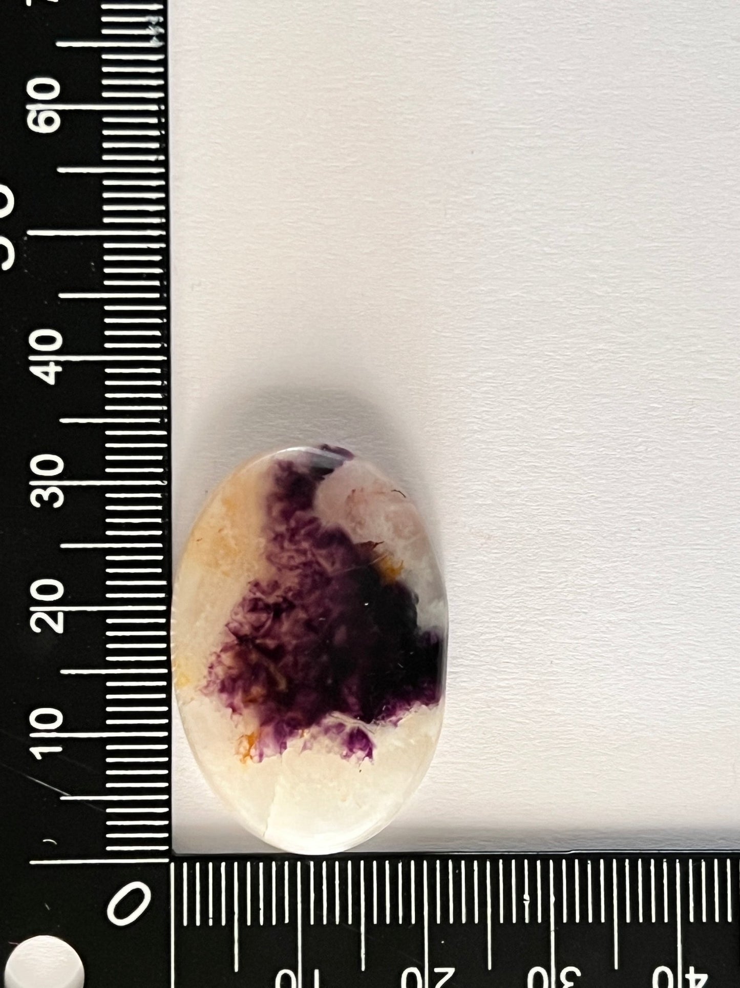 Fluorite n°5 (3,2cm x 2,2cm) - Solyluna Macramé