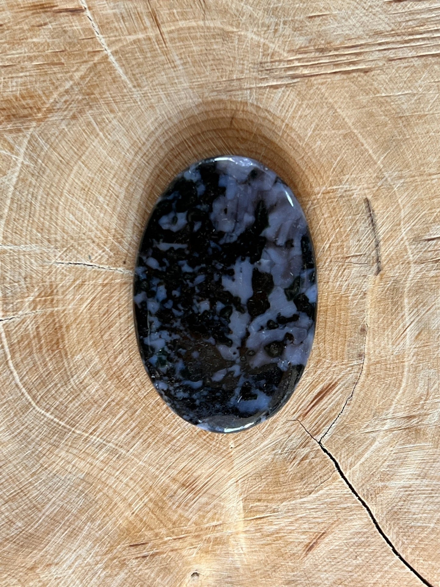 Gabbro n°1 (3,7cm x 2,7cm) - Solyluna Macramé