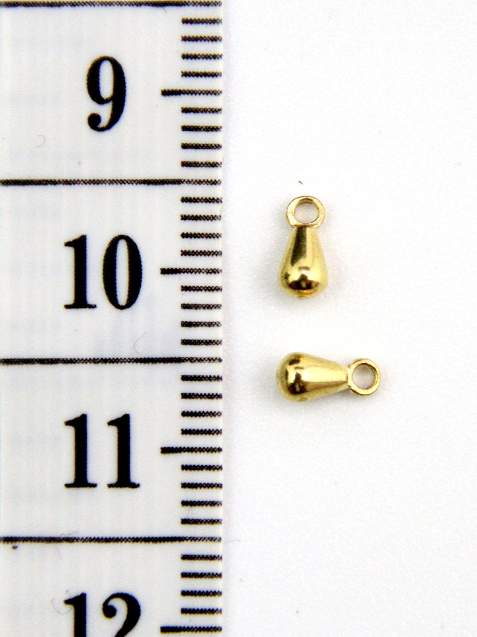 Gouttes laiton 4 mm - Solyluna Macramé