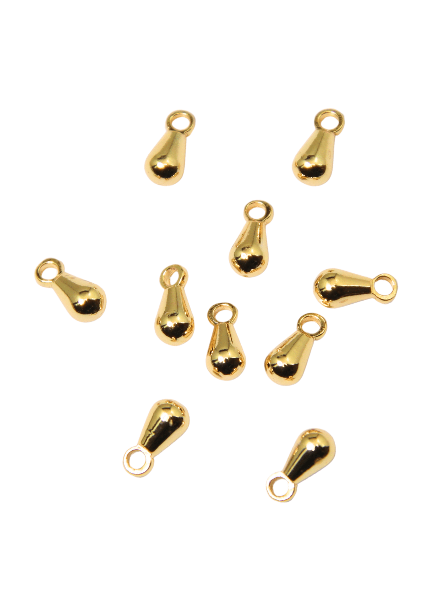 Gouttes laiton 4 mm - Solyluna Macramé