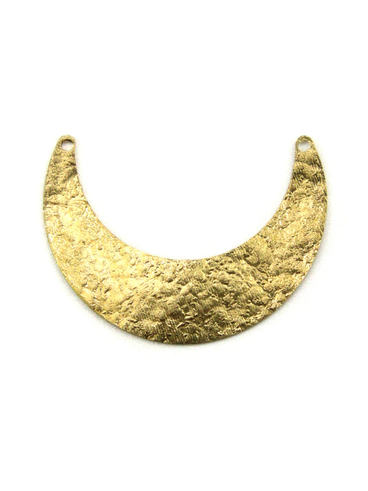 Grande Lune Martelée Laiton Doré 36mm