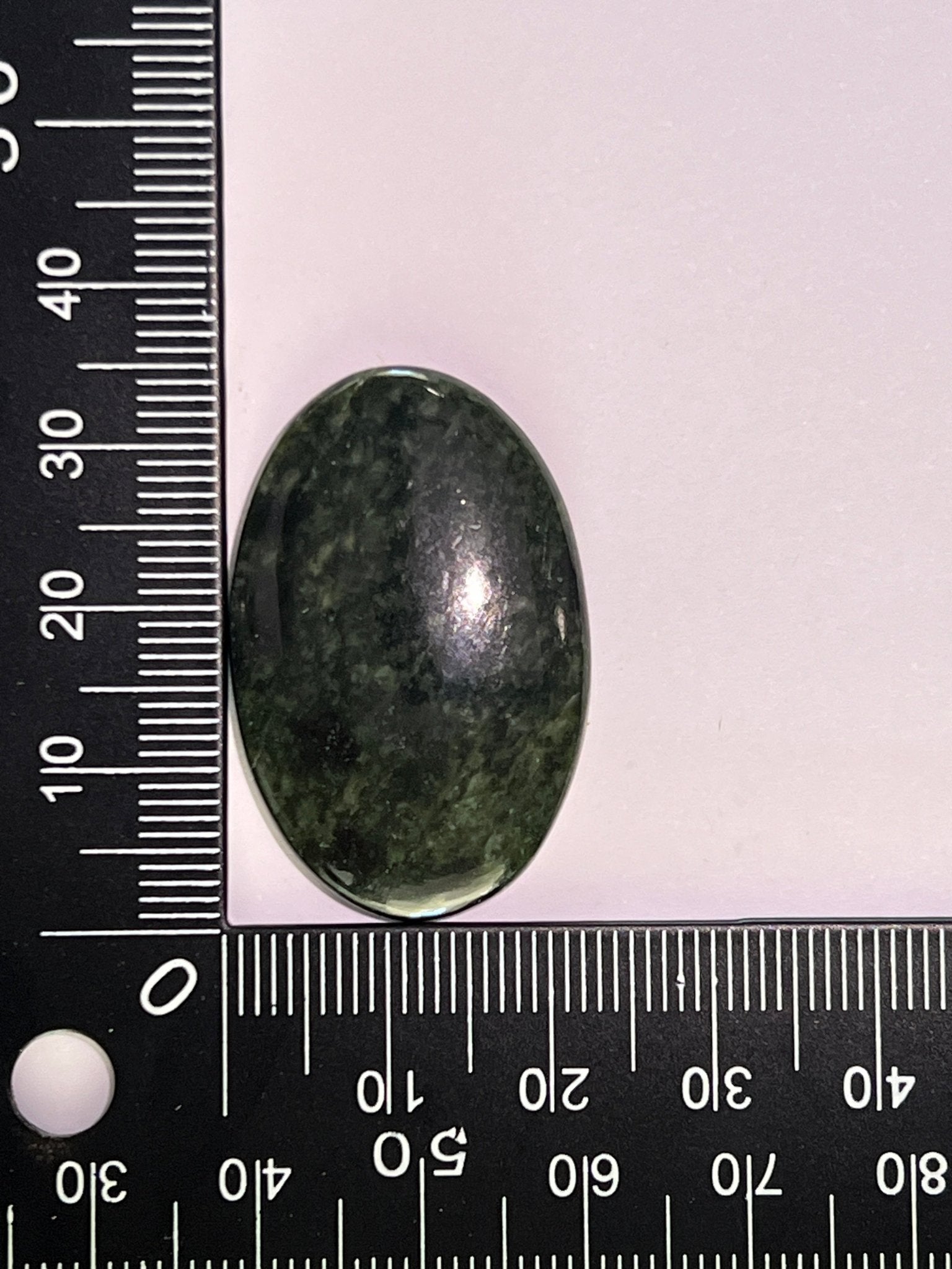 Jade Vert n°5 (3,4cm x 2,2cm) - Solyluna Macramé