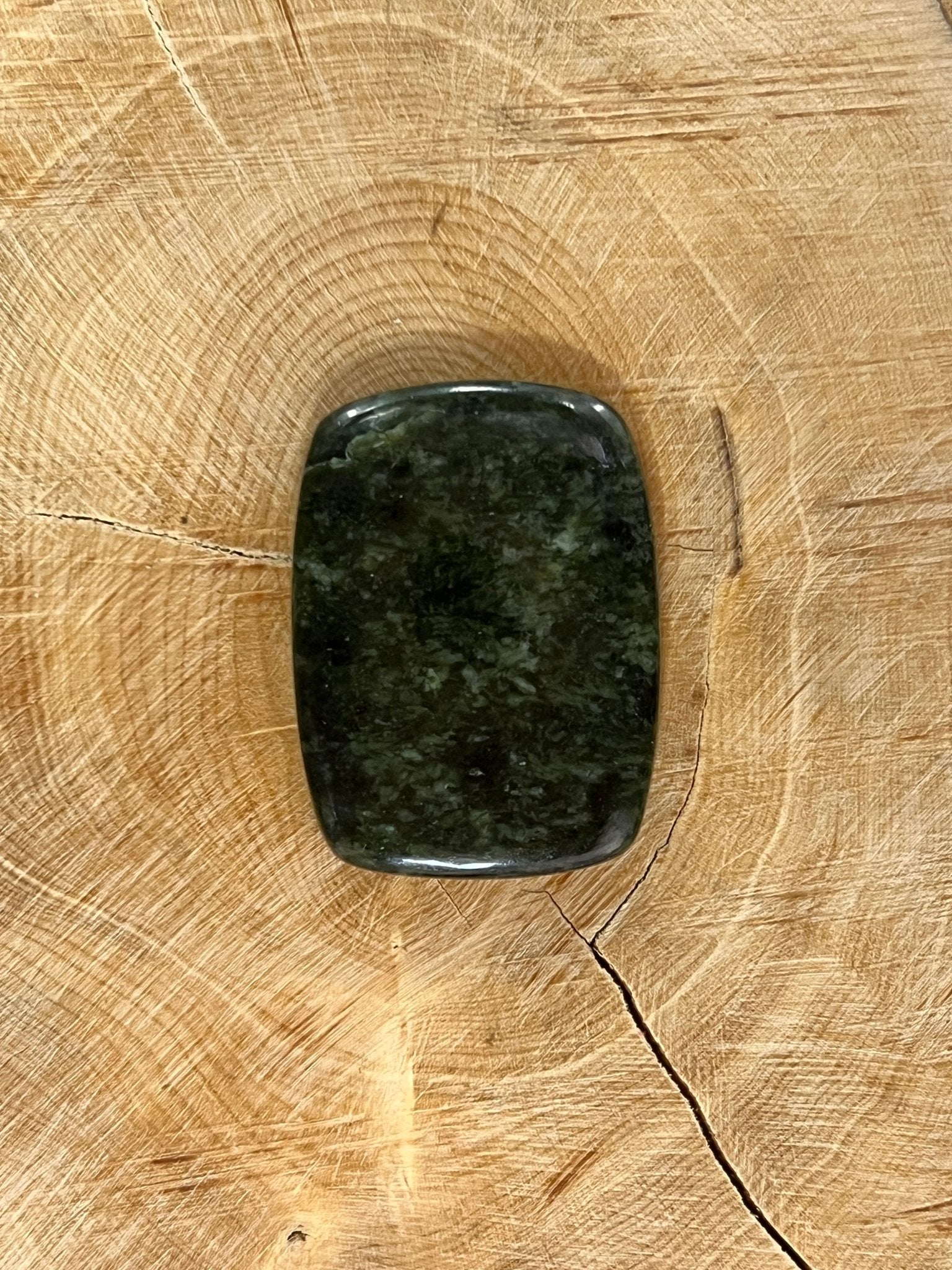 Jade Vert n°5 (3cm x 2,3cm) - Solyluna Macramé