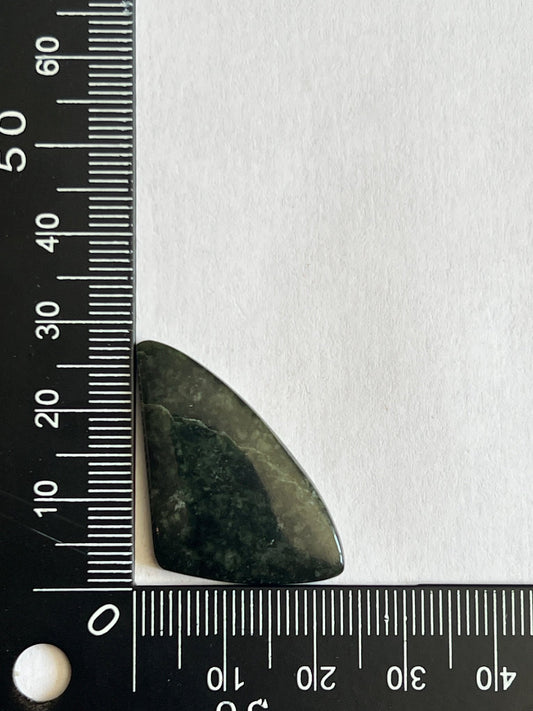 Jade Verte n°2 (2,8cm x 2,4cm) - Solyluna Macramé