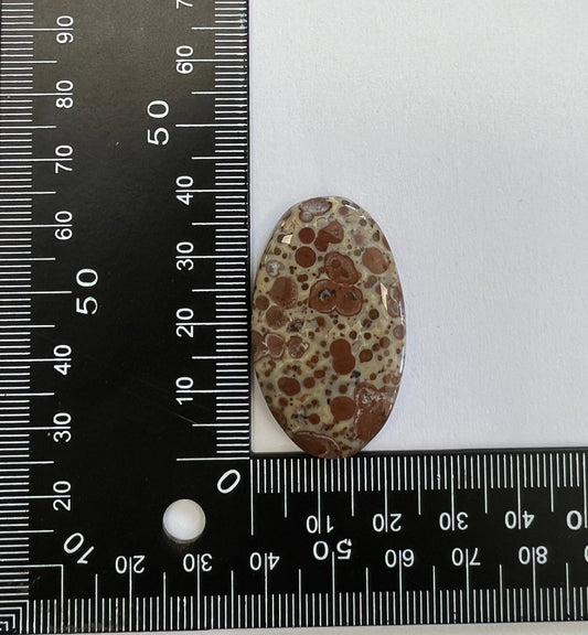 Jaspe Astéroïde n°2 (3,9cm x 2,4cm) - Solyluna Macramé