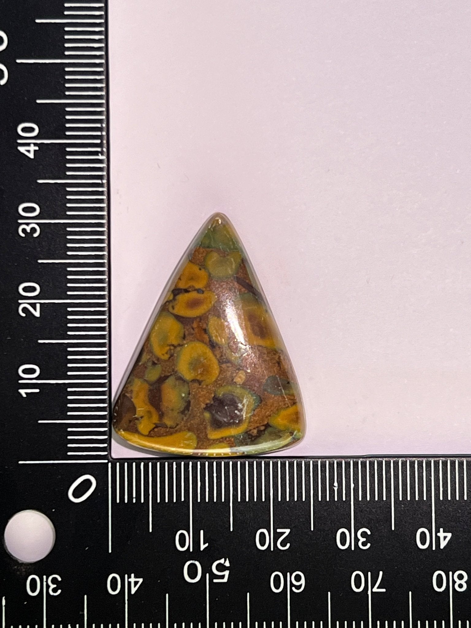 Jaspe Bambou n°4 (3,1cm x 2,9cm) - Solyluna Macramé