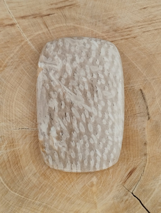 Jaspe Bois De Palmier n°4 (4,2cm x 2,7cm) - Solyluna Macramé