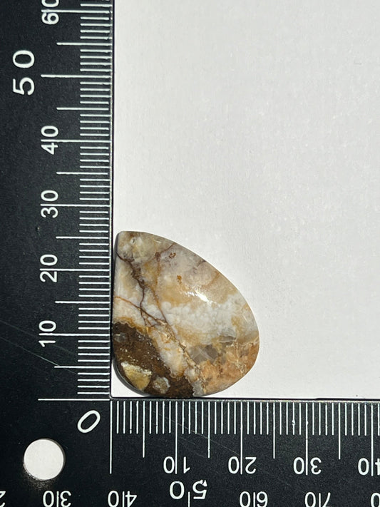 Jaspe Cheval Sauvage n°1 (2,6cm x 2,3cm) - Solyluna Macramé